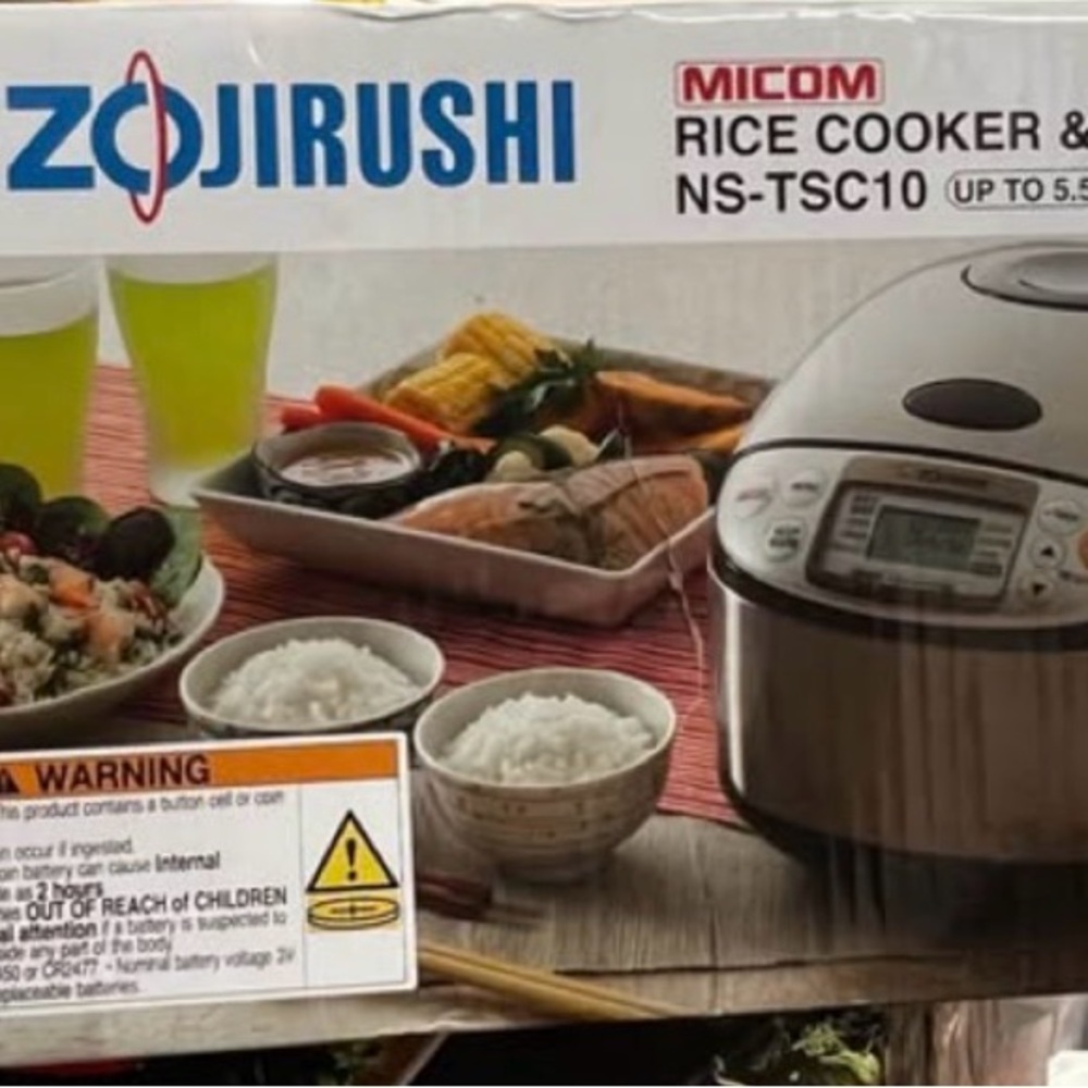 Zojirushi NS-TSC18 Micom Rice Cooker and Warmer – 1.8 Liters